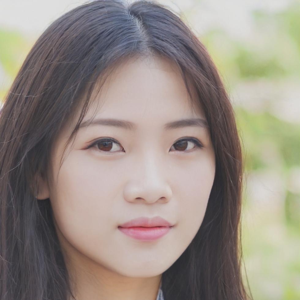 Retrato de estudiante satisfecha